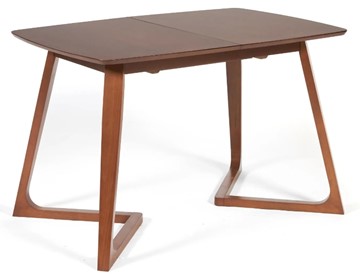 Кухонный раскладной стол VAKU (Ваку) бук/мдф 80x120+40x75, Коричневый арт.13986 в Стерлитамаке