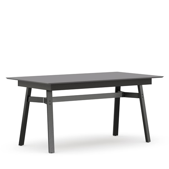 Обеденный стол 1600 Элиот ЛД 414.100.000, Оникс Серый/Чёрный в Стерлитамаке - изображение 1