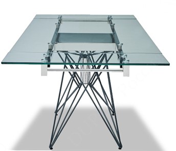 Кухонный стол раскладной T-041 (140) прозрачный в Уфе - предосмотр 4