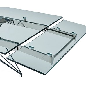 Кухонный стол раскладной T-041 (140) прозрачный в Уфе - предосмотр 5