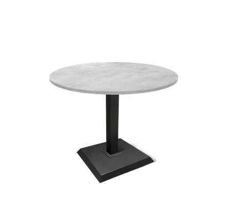Кухонный стол SHT-TU5-BS2 / SHT-TT 90 ЛДСП (бетон чикаго светло-серый/черный) в Стерлитамаке - изображение