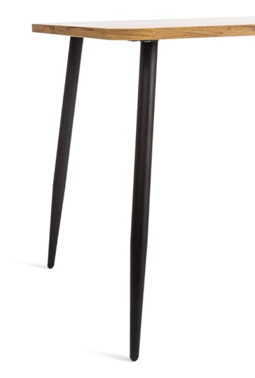 Стол обеденный PLUTO ЛДСП/металл, 120x80x77, Дуб вотан/Черный арт.19317 в Стерлитамаке - изображение 3