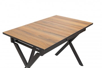 Кухонный стол раздвижной Стайл № 11 (1100/1500*700 мм.) столешница пластик, форма Флан, с механизмом бабочка в Стерлитамаке - предосмотр 1
