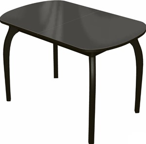 Раздвижной стол Ривьера исп.1 дерево №1 (стекло коричневое/венге) в Стерлитамаке - предосмотр