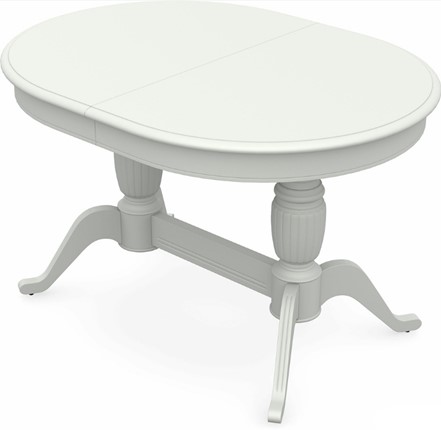 Кухонный раскладной стол Леонардо-2 исп. Овал, тон 9 (Морилка/Эмаль) в Стерлитамаке - изображение