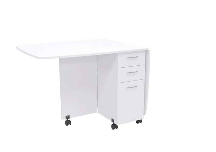 Кухонный стол 1-6702, Белый в Стерлитамаке - изображение 2