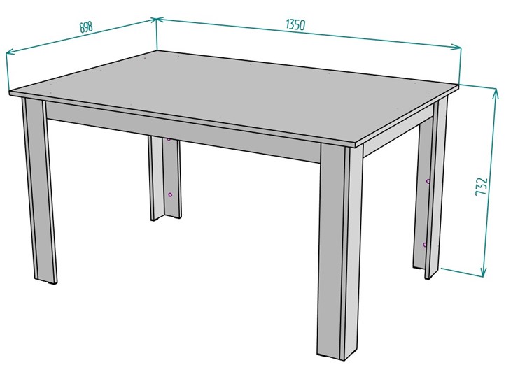 Кухонный обеденный стол T37, ДМ в Стерлитамаке - изображение 1
