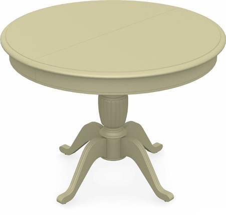 Обеденный раздвижной стол Леонардо-1 исп. Круг 820, тон 10 (Морилка/Эмаль) в Стерлитамаке - изображение