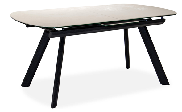 Кухонный стол раздвижной Шамони 2CQ 160х90 (Oxide Avorio/Графит) в Уфе - изображение