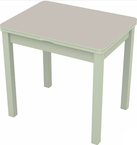 Раздвижной стол Бари дерево №8 (стекло белое/белый) в Уфе