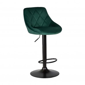 Барный стул с мягкой спинкой Престиж  WX-2397 велюр зеленый в Стерлитамаке - предосмотр
