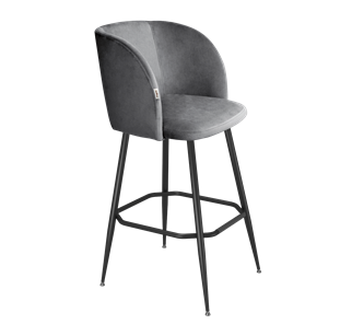 Барный стул SHT-ST33 / SHT-S148 (угольно-серый/черный муар) в Стерлитамаке