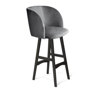 Барный стул SHT-ST33 / SHT-S65 (угольно-серый/венге) в Стерлитамаке