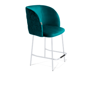 Полубарный стул SHT-ST33-1 / SHT-S29P-1 (альпийский бирюзовый/хром лак) в Стерлитамаке