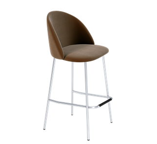 Барный стул SHT-ST35 / SHT-S29P (кофейный ликер/хром лак) в Стерлитамаке