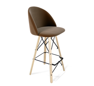 Барный стул SHT-ST35 / SHT-S80 (кофейный ликер/прозрачный лак/черный) в Стерлитамаке