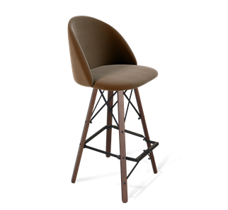 Барный стул SHT-ST35 / SHT-S80 (кофейный ликер/темный орех/черный) в Стерлитамаке