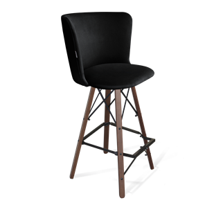 Барный стул SHT-ST36 / SHT-S80 (ночное затмение/темный орех/черный) в Уфе