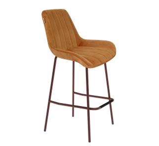 Барный стул SHT-ST37 / SHT-S29P (горчичный/медный металлик) в Стерлитамаке