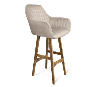 Барный стул SHT-ST38-1 / SHT-S65 (лунный мрамор/дуб брашированный коричневый) в Стерлитамаке