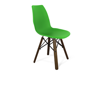 Кухонный стул SHT-ST29/S70 (зеленый ral 6018/темный орех/черный) в Стерлитамаке
