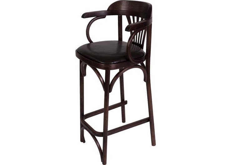 Барный стул 650 мягкий (темный тон) в Стерлитамаке - изображение 1