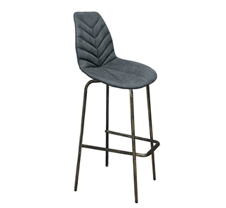 Барный стул SHT-ST29-C4/S29 (графит/черный муар/золотая патина) в Уфе