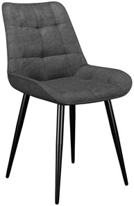 Обеденный стул 206М, микровелюр B22 grey, ножки черные в Стерлитамаке