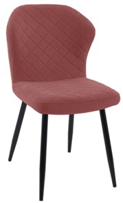 Обеденный стул 239 розовый, ножки  черные в Стерлитамаке