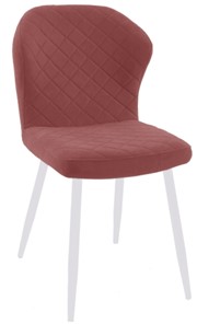 Обеденный стул 239 розовый, ножки белые в Стерлитамаке
