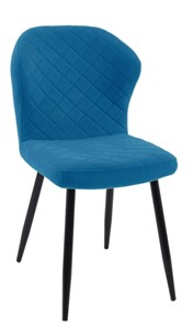 Кухонный стул 239 синий, ножки черные в Стерлитамаке