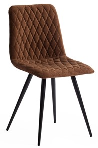 Обеденный стул CHILLY X (mod.7096) 45х53х88 коричневый barkhat 11/черный арт.15557 в Салавате