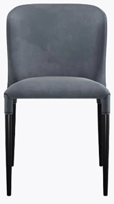 Обеденный стул dikline 275 С103 серый ножки черные в Стерлитамаке