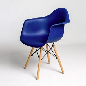 Кухонный стул DSL 330 Wood (темно-синий) в Стерлитамаке - предосмотр