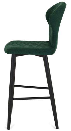 Обеденный стул Марио барный(Изумрудный Т189/ноги черные) в Уфе - изображение 1
