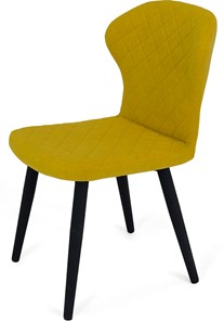 Кухонный стул Марио (Желтый Т182/ноги черные) в Стерлитамаке