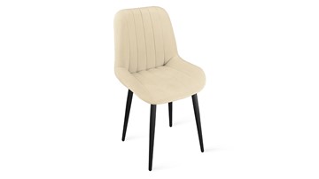 Обеденный стул Марвел Исп. 2 К1С (Черный муар/Велюр Confetti Cream) в Стерлитамаке