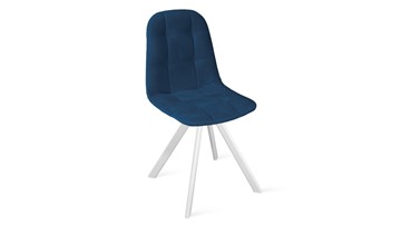 Кухонный стул Райс К2 (Белый матовый/Велюр Confetti Blue) в Стерлитамаке