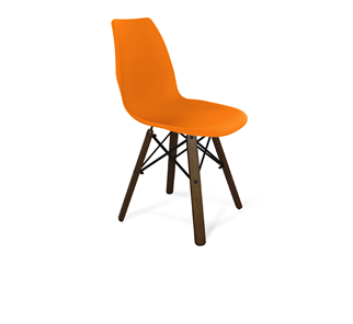 Кухонный стул SHT-ST29/S70 (оранжевый ral2003/темный орех/черный) в Стерлитамаке