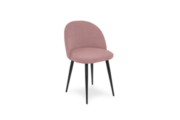 Обеденный стул Лайт розовый черные ножки в Уфе - предосмотр