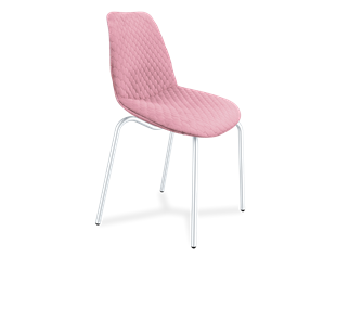 Обеденный стул SHT-ST29-С22 / SHT-S130 HD (розовый зефир/хром лак) в Уфе