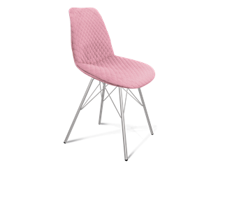 Обеденный стул SHT-ST29-С22 / SHT-S37 (розовый зефир/хром лак) в Уфе