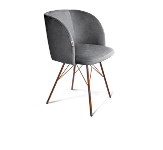 Обеденный стул SHT-ST33 / SHT-S37 (угольно-серый/медный металлик) в Стерлитамаке