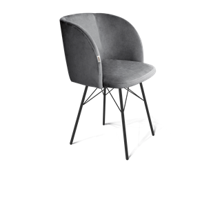 Обеденный стул SHT-ST33 / SHT-S64 (угольно-серый/черный муар) в Стерлитамаке