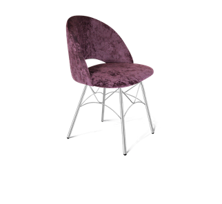 Обеденный стул SHT-ST34 / SHT-S107 (вишневый джем/хром лак) в Стерлитамаке
