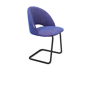 Обеденный стул SHT-ST34 / SHT-S45-1 (синий мираж/черный муар) в Стерлитамаке