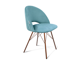 Обеденный стул SHT-ST34-1 / SHT-S37 (голубая пастель/медный металлик) в Уфе