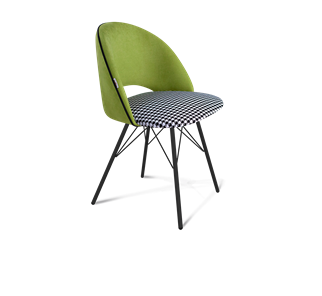 Обеденный стул SHT-ST34-3 / SHT-S37 (оливковый/гусиная лапка/черный муар) в Стерлитамаке