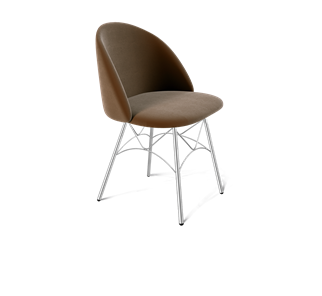 Обеденный стул SHT-ST35 / SHT-S107 (кофейный ликер/хром лак) в Стерлитамаке