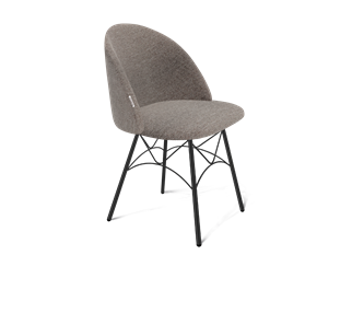 Обеденный стул SHT-ST35 / SHT-S107 (тростниковый сахар/черный муар) в Стерлитамаке